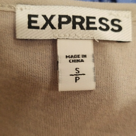 EXPRESS Grey Sequin Top - Picture 3 of 3